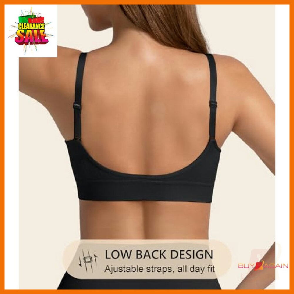 4-Pack Padded Bralettes Wireless Adjustable Strap… - image 5